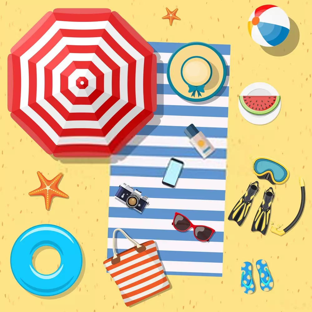 Beach Graphic